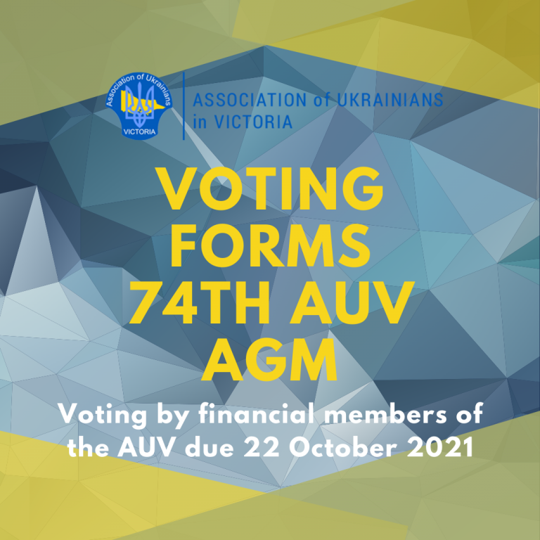 Notice of 74th AGM – Voting Forms